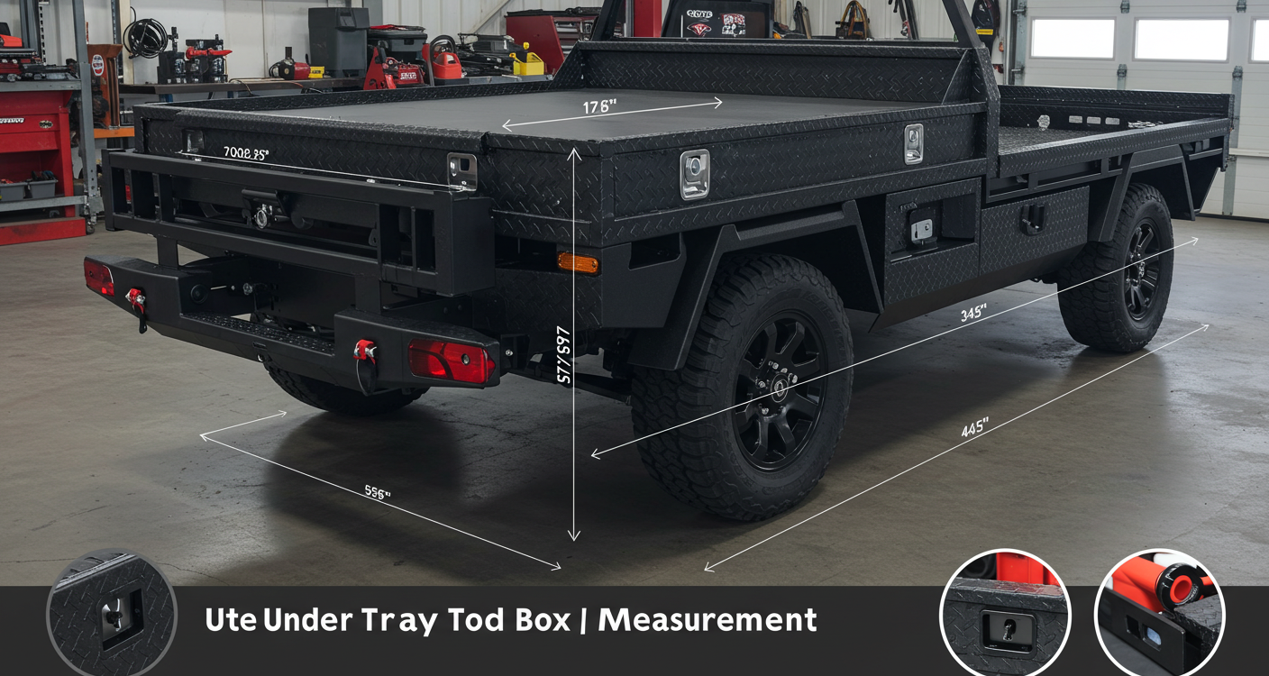 Ute Under Tray Tool Box Measurement
