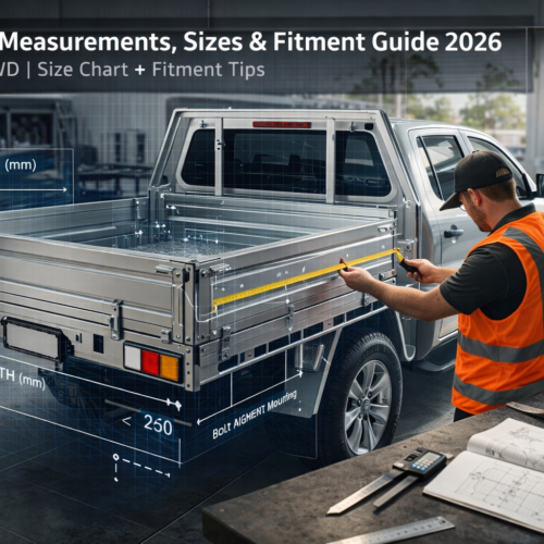 Ute tray measurement