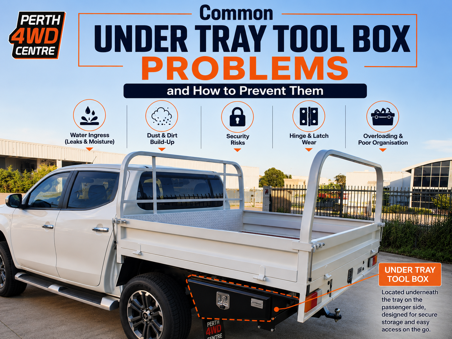 under tray tool box problems